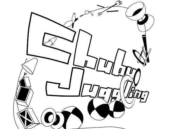 中部学生ジャグリング大会ロゴ